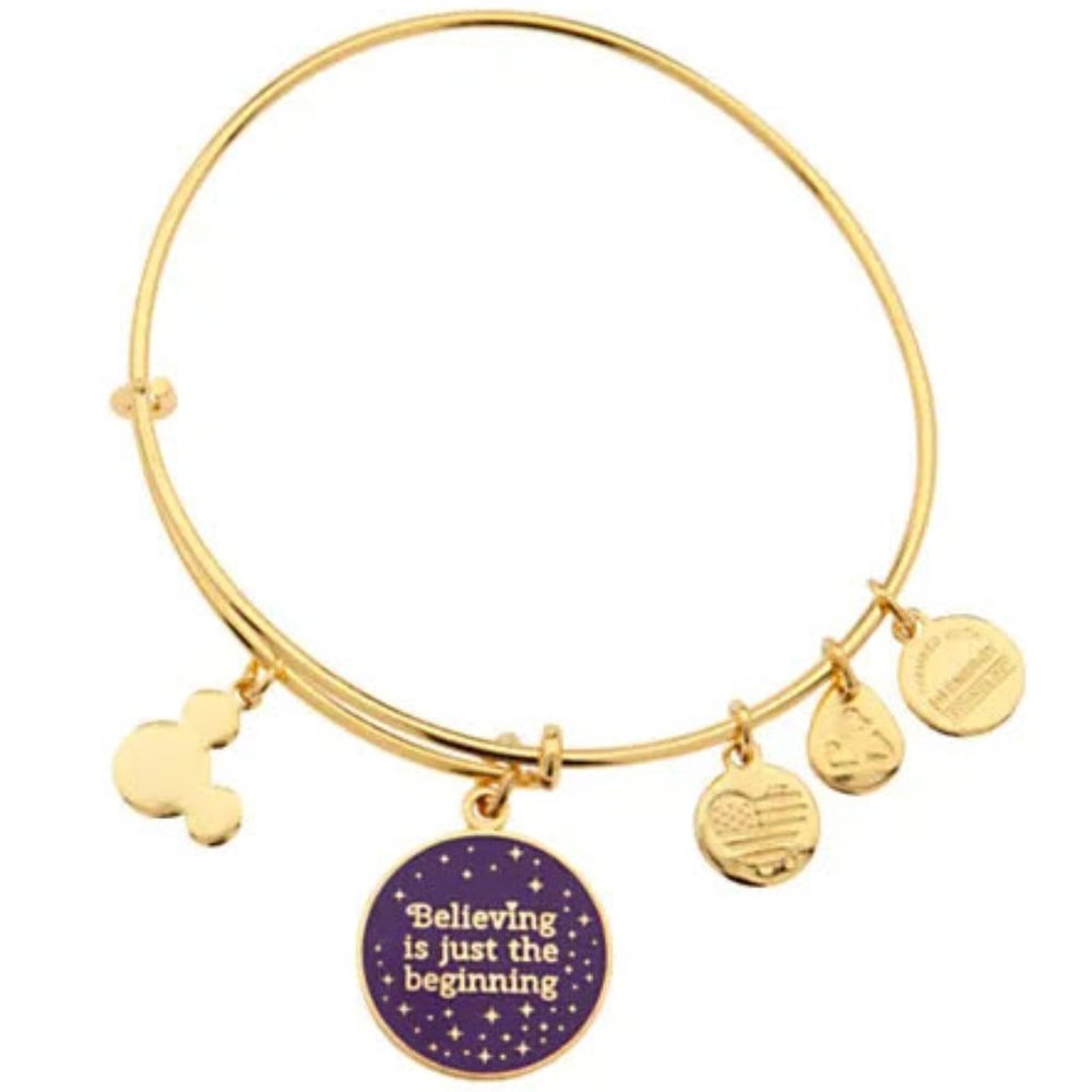 NWOT - Alex and Ani Disney Bracelet (Tinker Bell Quote)